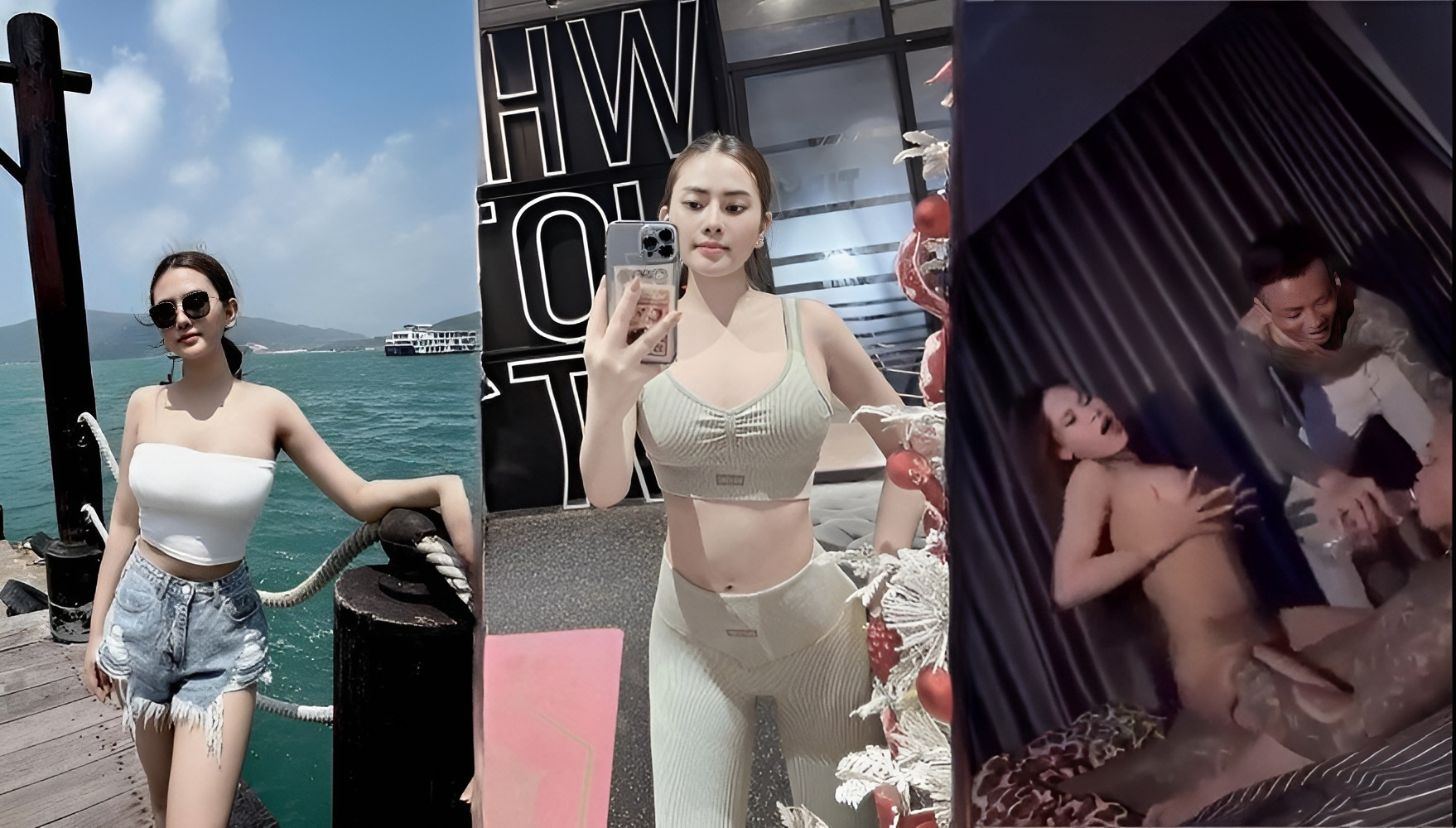 Gadis hot di kamar bay Như Quỳnh dan teman-teman...